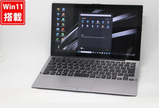 訳有 フルHD タッチ 12.5型 SONY VAIO Pro PA VJPA11C11N Windows11 第8世代 i5-8200Y 8GB 256GB-SSD カメラ LTE 無線 Office付き 中古パソコン 管:0910v