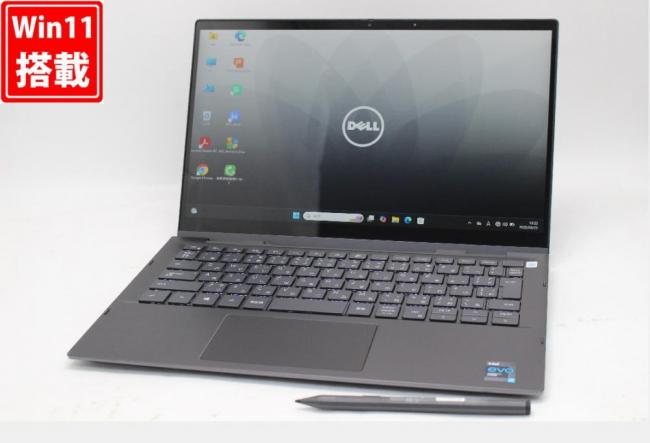 中古良品 4K対応 タッチ 13.3型 DELL Inspiron 7306 2in1 Windows11 第11世代 i7-1165G7 16GB NVMe 512GB-SSD カメラ 無線Wi-Fi6 Office付 中古パソコン 管:1727w