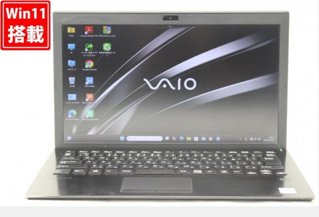 中古 フルHD 13.3型 SONY VAIO VJPG11C12N Windows11 七世代 i5-7200u 8GB 256GB-SSD カメラ LTE 無線 Office付 中古パソコン 管:1813r
