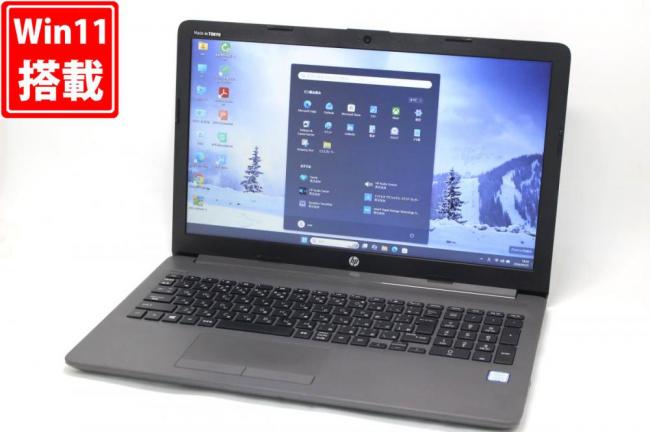 中古 フルHD 15.6型 HP Notebook 250G7 Windows11 第8世代 i5-8265U 8GB NVMe 512GB-SSD カメラ 無線 Office付き 中古パソコン 管:1840h