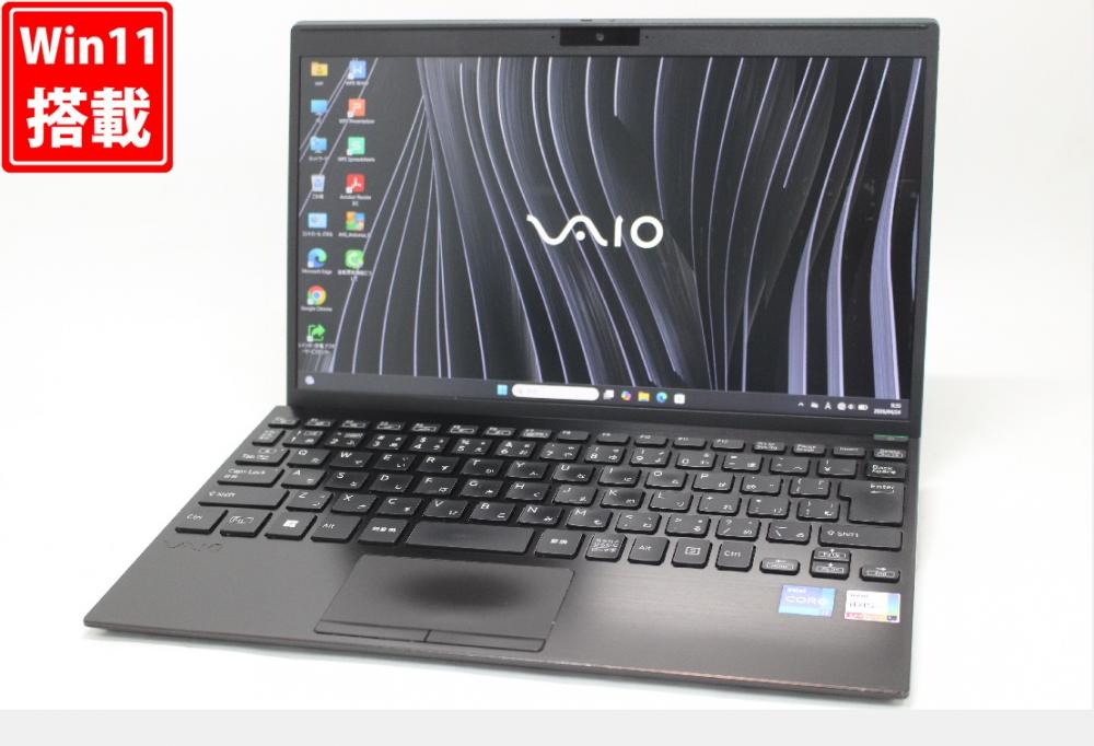 中古 フルHD 12.5型 VAIO ProPJ VJPJ218 Windows11 第11世代 i7-1165G7 16GB NVMe 256GB-SSD カメラ 無線Wi-Fi6 Office付き 中古パソコン 管:0951w