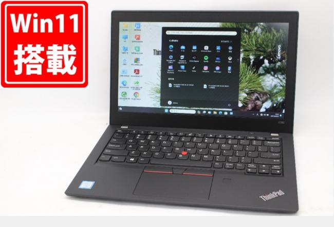 1224時間 良品 12.5型 Lenovo ThinkPad x280 Windows11 八世代 i5-8350U 8GB NVMe 256GB-SSD 無線 Office付 中古パソコン  管:1087m