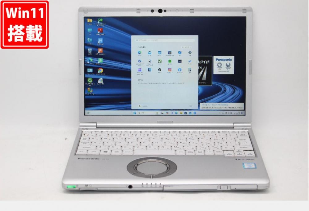 訳有 フルHD 12.1型 Panasonic Let's Note CF-SV8SFKVS Windows11 八世代 i7-8665U 16GB 512GB-SSD カメラ LTE 無線 Office付 中古パソコン 管:0943v