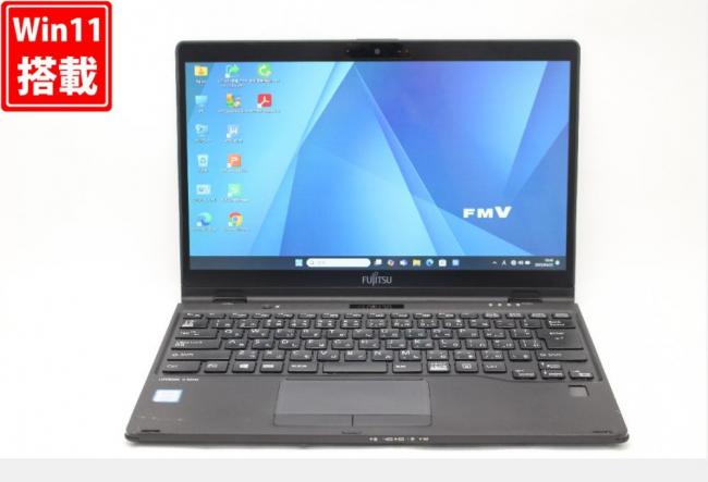 良品 フルHD タッチ 13.3型 Fujitsu LIFEBOOK U939XA Windows11 八世代 i5-8365u 8GB 256GB-SSD カメラ 無線 Office付 中古パソコン 管:1043k
