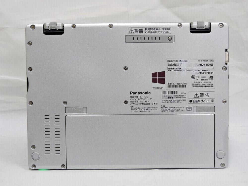  中古美品 フルHD タッチ 10.1型 Panasonic CF-RZ5P  Windows11 CoreM5-6Y57 4GB  128GB-SSD カメラ 無線  Office付 中古パソコン 税無