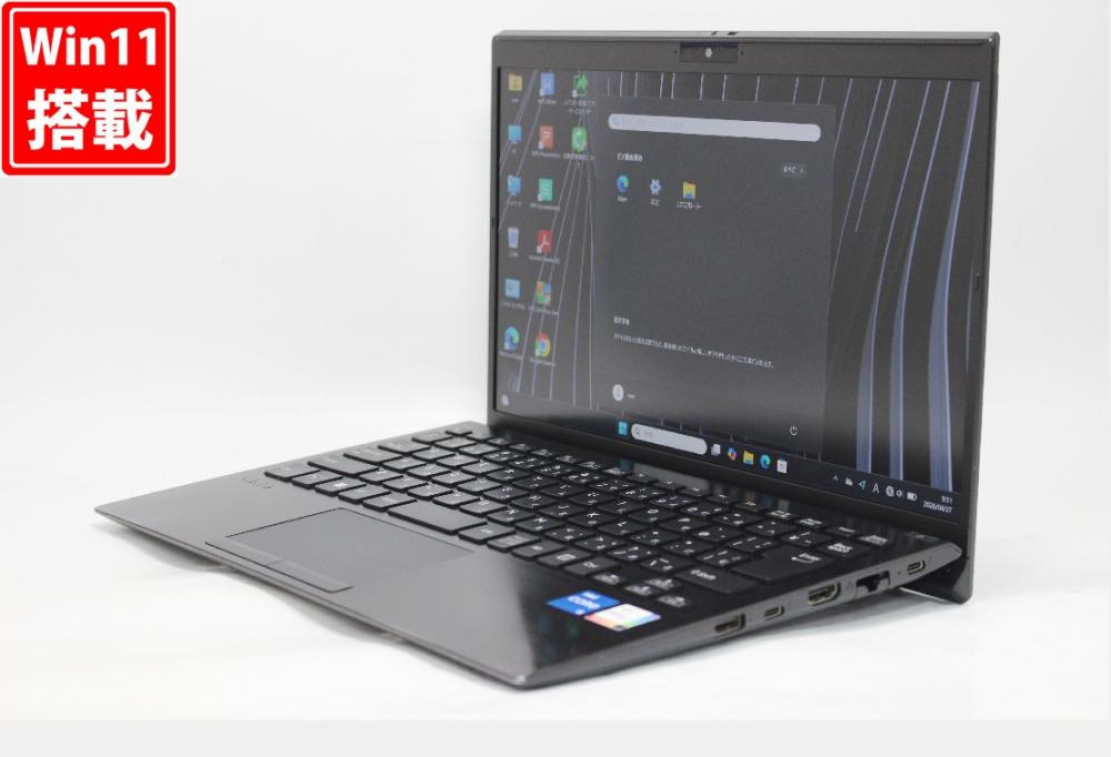 中古 フルHD 13.3型 SONY VAIO VJPG21 Windows11 10コア 第12世代 i5-1235u 16GB NVMe 256GB-SSD カメラ 無線Wi-Fi6 Office付き 中古パソコン 管:0960r