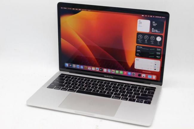 中古 2K対応 13.3型 Apple MacBook Pro A1989 Mid-2018 (Touch Bar) macOS Ventura(正規Win11追加可) 八世代 i7-8569u 16GB NVMe 1TB-SSD カメラ 中古パソコン