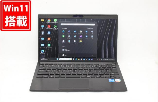 良品 フルHD 13.3型 VAIO Pro PG VJPG218000044 Windows11 10コア 第12世代 i5-1235U 16GB NVMe 256GB-SSD カメラ 無線Wi-Fi6 Office付 中古パソコン 管:1305j