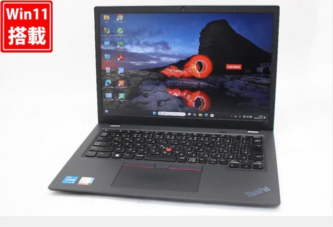 良品 フルHD 13.3型 Lenovo ThinkPad L13 Windows11 10コア 第12世代 i5-1235U 16GB NVMe 256GB-SSD カメラ 無線Wi-Fi6 Office付 中古パソコン 管:1763w