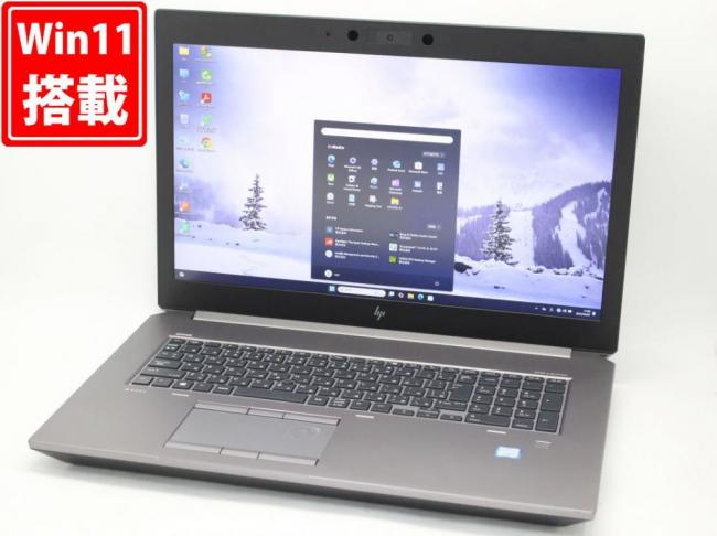 中古美品 フルHD 17.3型 HP ZBook 17 G6 Workstation Blu-ray Windows11 九世代 i7-9750H 64GB NVMe 1TB-SSD NVIDIA Quadro RTX 5000 カメラ LTE 無線Wi-Fi6  Office付 管:1052h