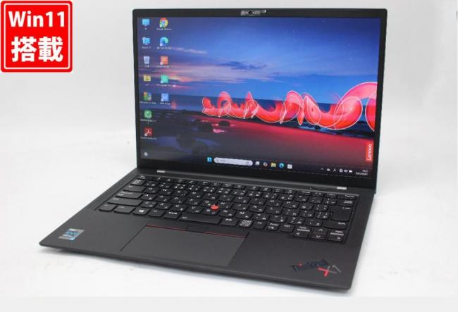 良品 フルHD 14型 Lenovo ThinkPad X1 Carbon Gen9 Windows11 第11世代 i5-1145G7 16GB NVMe 256GB-SSD カメラ 無線Wi-Fi6 Office付 中古パソコン 管:0932w
