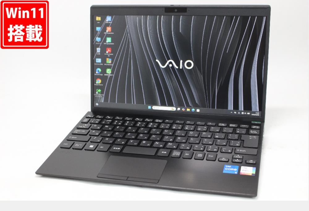 中古良品 フルHD 12.5型 VAIO ProPJ VJPJ21 Windows11 第11世代 i5-1135G7 16GB NVMe 256GB-SSD カメラ 無線Wi-Fi6 Office付き 中古パソコン 管:1124w