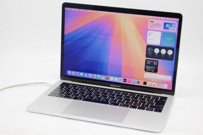 訳有 2K対応 13.3型 Apple MacBook Pro A1989 (Mid-2018 TouchBar) macOS 15 Sequoia 八世代 i7-8559U 16GB NVMe 512GB-SSD カメラ 無線 中古パソコン 管:1502h