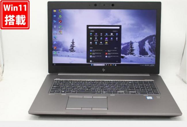 ゲーミングPC  良品 フルHD 17.3型 HP ZBOOK 17 G6 Blu-ray Windows11 九世代 i7-9850H 64GB NVMe 1TB-SSD NVIDIA Quadro RTX 5000 カメラ LTE 無線Wi-Fi6 Office付 中古パソコン 管:1700v