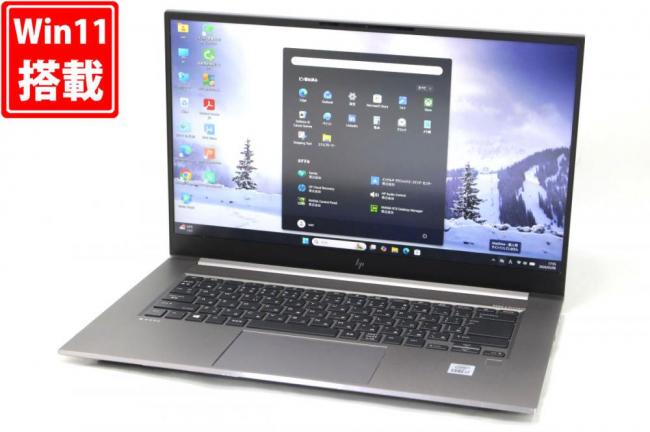 ゲーミングPC 良品 フルHD 15.6型 HP ZBook Studio G7  Windows11 第10世代 i7-10750H 32GB NVMe 512GB-SSD NVIDIA Quadro T1000 with Max-Q Design  Wi-Fi6 管:1619h