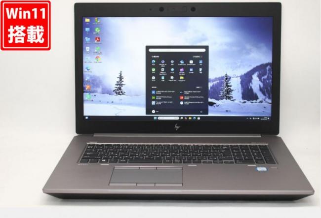 ゲーミングPC  中古良品 フルHD 17.3型 HP ZBOOK 17 G6 Blu-ray Windows11 九世代 i7-9850H 64GB NVMe 1TB-SSD NVIDIA Quadro RTX 5000 カメラ LTE 無線Wi-Fi6 Office付 中古パソコン 管:1803