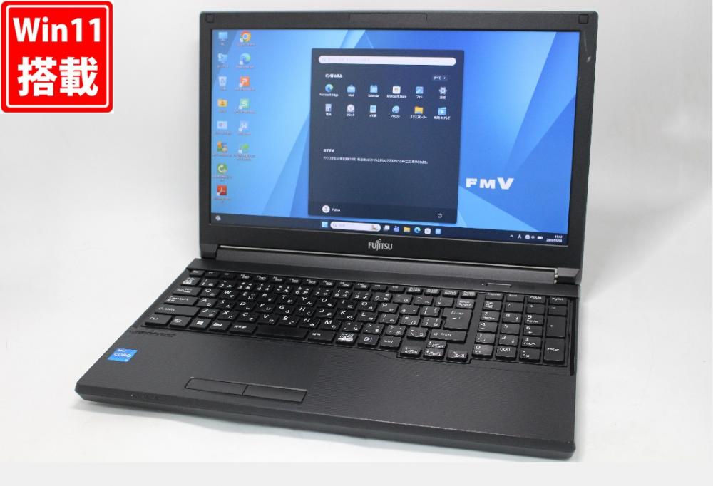 中古訳有 フルHD 15.6型 Fujitsu LIFEBOOK A5512J Windows11 10コア 第12世代 i5-1235U 8GB NVMe 256GB-SSD 無線Wi-Fi6 Office付き 中古パソコン 管:1816w