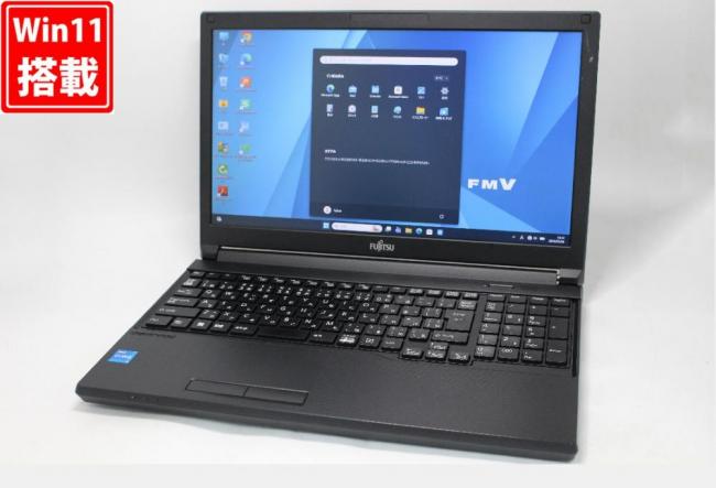 中古訳有 フルHD 15.6型 Fujitsu LIFEBOOK A5512J Windows11 10コア 第12世代 i5-1235U 8GB NVMe 256GB-SSD 無線Wi-Fi6 Office付き 中古パソコン 管:1816w