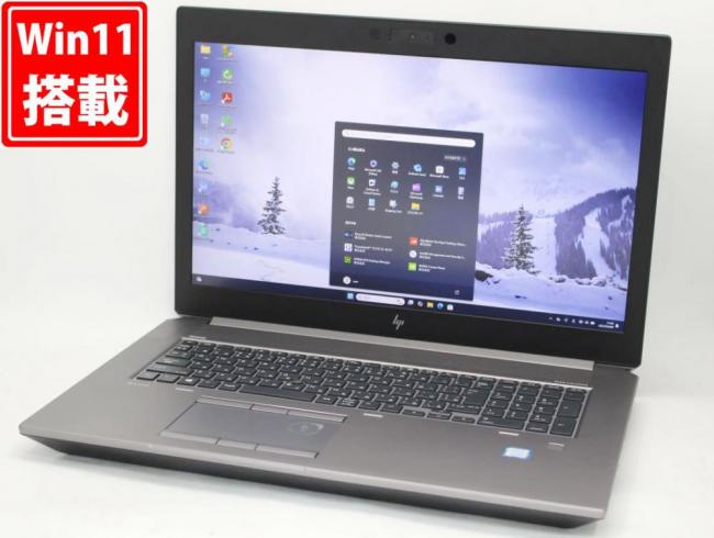 中古美品 フルHD 17.3型 HP ZBook 17 G6 Mobile Workstation Blu-ray Windows11 九世代 i7-9750H 64GB NVMe 1TB-SSD Quadro RTX 5000 カメラ LTE Wi-Fi6 Office付  管:1133h