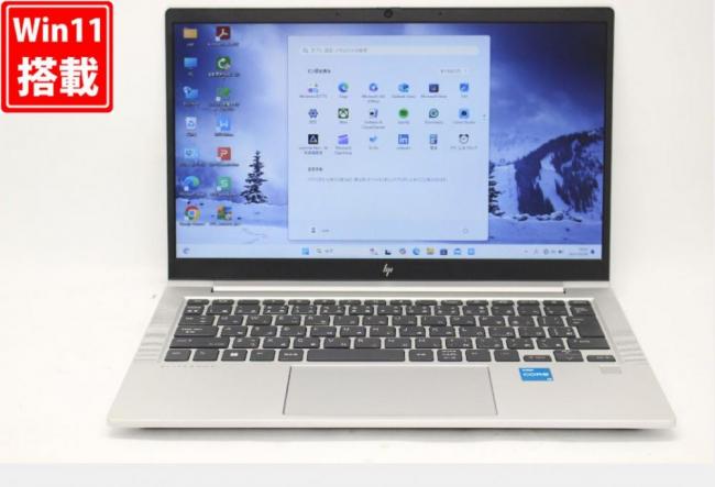 訳有 13.3型 HP EliteBook 630G9 Windows11 第12世代 i3-1215U 8GB NVMe 256GB-SSD カメラ 無線Wi-Fi6 Office付 中古パソコン 管:1636v