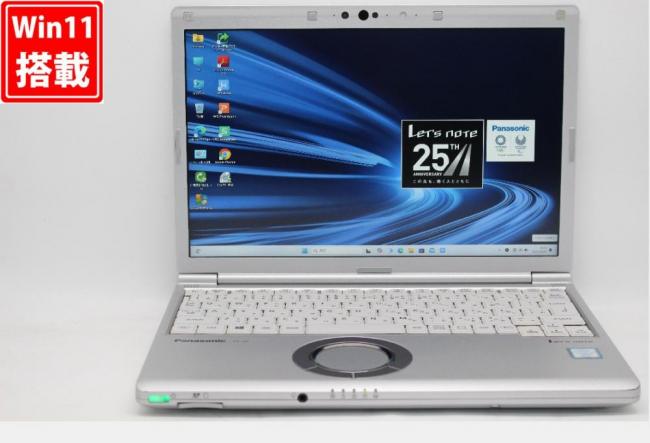 中古良品 フルHD 12.1型 Panasonic Let's note CF-SV7RFCVS Windows11 八世代 i5-8350U 8GB 256GB-SSD カメラ LTE 無線 Office付 中古パソコン 管:1838r