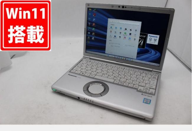 中古 フルHD 12.1型 Panasonic CF-SV7TFHVS Windows11 八世代 i5-8350U 8GB  256GB-SSD カメラ LTE Office付 中古パソコンWin11 税無