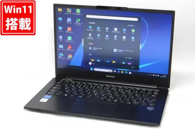 良品 フルHD 14型 Mouse マウスコンピューター NB420 Windows11 第11世代 i7-1165G7 16GB NVMe 256GB-SSD カメラ LTE 無線Wi-Fi6 Office付き 中古パソコン 管:1035h