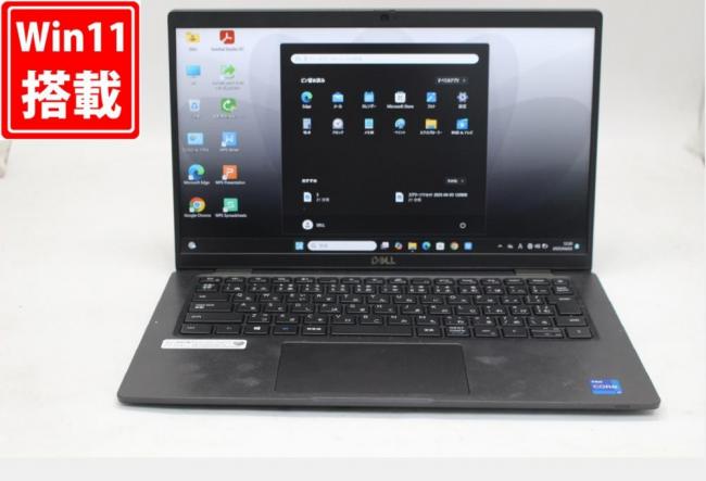 良品 フルHD 14型 DELL Latitude 7420 Windows11 第11世代 i7-1185G7 8GB NVMe 256GB-SSD カメラ 無線 Office付 中古パソコン 管:1052s