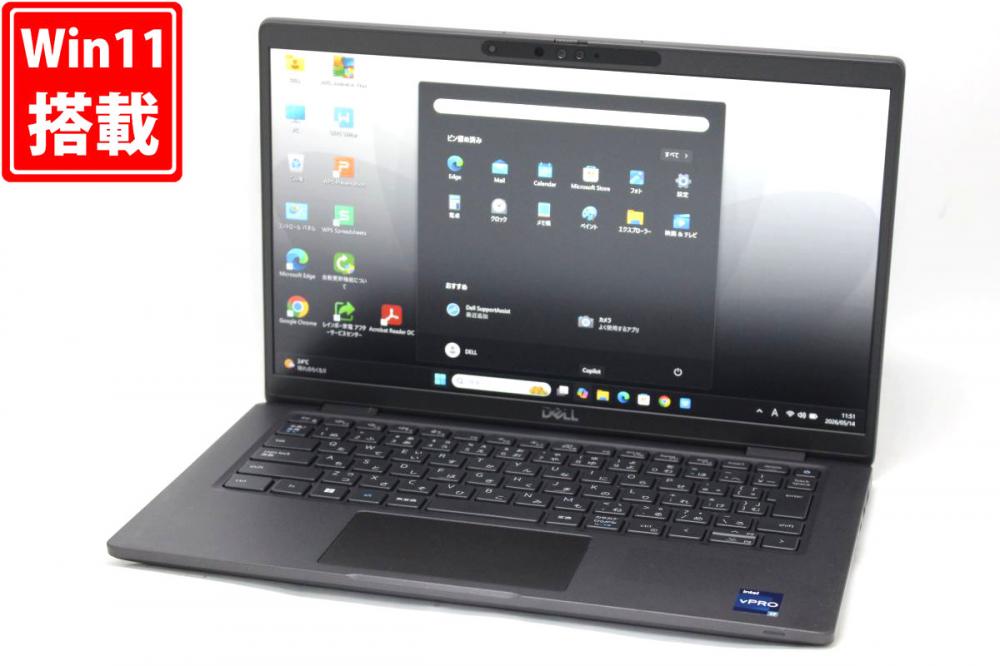 中古美品 フルHD 13.3型 DELL Latitude 7330 Windows11 10コア 第12世代 i7-1265U 16GB NVMe 512GB-SSD カメラ 無線Wi-Fi6 Office付き 中古パソコン 管:1150h