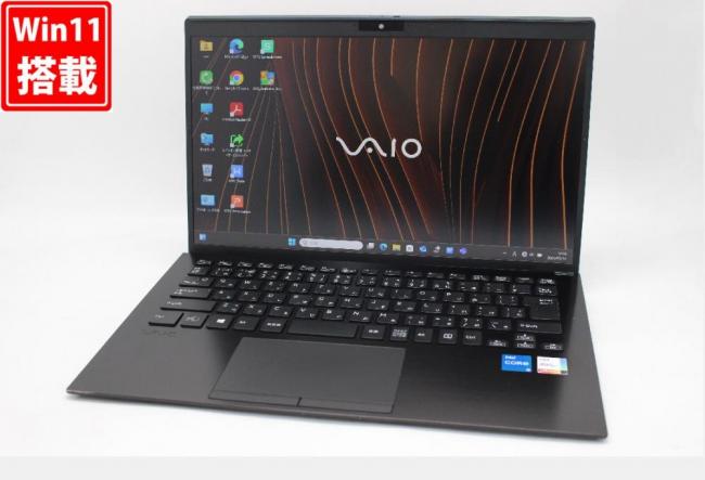 中古 フルHD 14型 SONY VAIO VJPK211KAE3B Windows11 第11世代 i5-1135G7 8GB NVMe 256GB-SSD カメラ 無線Wi-Fi6 Office付 中古パソコン 管:1842w