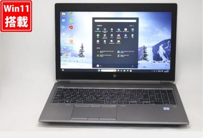 良品 フルHD 15.6型 HP ZBook 15G5 Windows11 第8世代 i7-8750H 16GB NVMe 512GB-SSD NVIDIA Quadro P1000 無線 Office付き 中古パソコン 管:1754v
