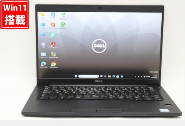中古美品 フルHD 13.3型 DELL Latitude 7390 Windows11 八世代 i7-8650u 16GB 256GB-SSD カメラ 無線 Office付 中古パソコン 税無 管:1835r