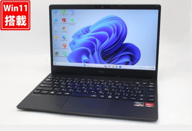 中古 フルHD 13.3型 NEC VersaPro VK540C-B Windows11 AMD Ryzen 5-5500U 16GB NVMe 512GB-SSD カメラ 無線Wi-Fi6 Office付 中古パソコン 管:0933w