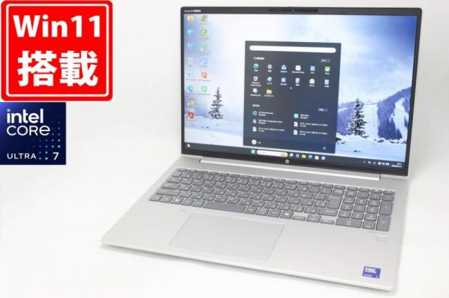 充放電回数63回 使用837時間 中古 AI PC フルHD対応WUXGA 16型 HP ProBook 460G11 Windows11 12コア 第14世代Core Ultra 7-155U 32GB NVMe 512GB-SSD カメラ 無線Wi-Fi6 Office付き 中古パソコン 管:0