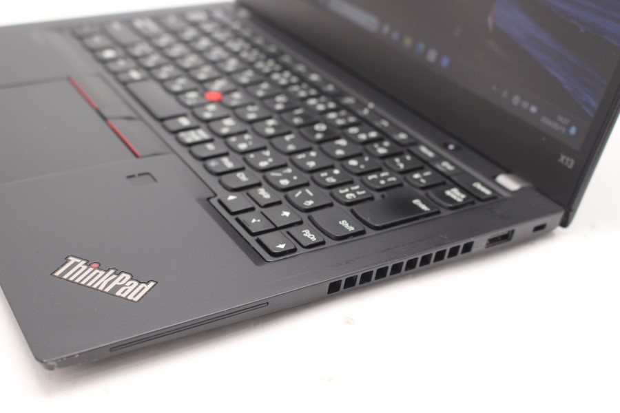 レインボー家電 / 中古 フルHD 13.3型 Lenovo ThinkPad X13 Gen1 Windows11 10世代 i5-10310U  8GB NVMe 256GB-SSD カメラ 無線Wi-Fi6 Office付 中古パソコン 管:1428m