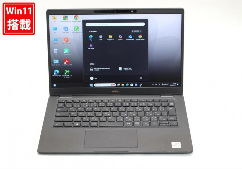 良品 フルHD タッチ 13.3型 DELL Latitude 7310 Windows11 第10世代 i7-10610u 16GB NVMe 512GB-SSD カメラ 無線 Office付 中古パソコン 管:1425s