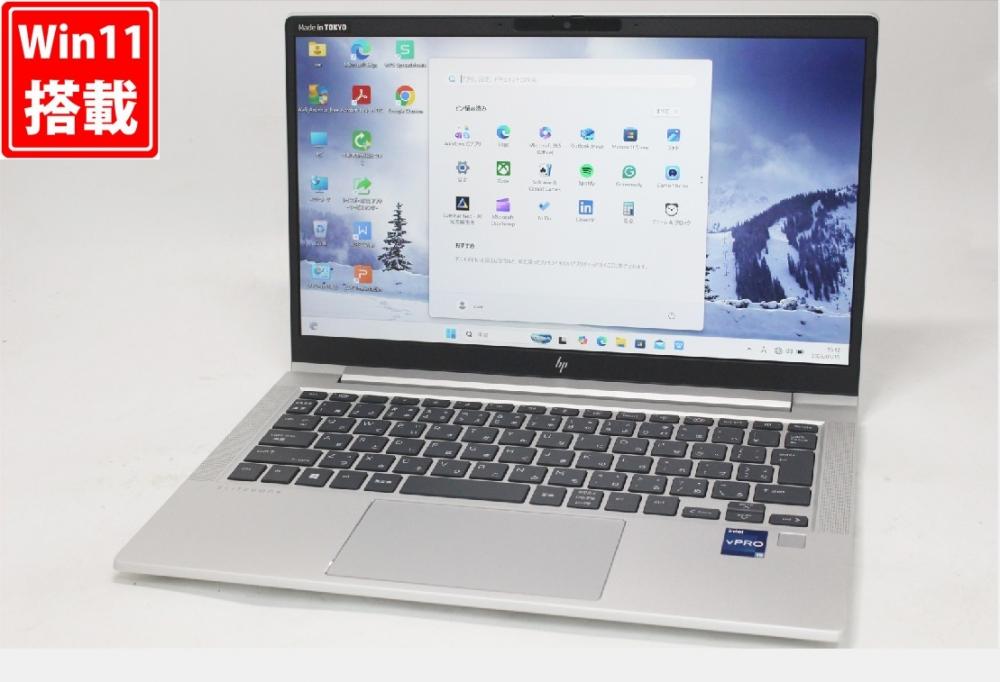 良品 フルHD 13.3型 HP EliteBook 630G10 Windows11 10コア 第13世代 i5-1345U 16GB NVMe 256GB-SSD カメラ 無線Wi-Fi6 Office付き 中古パソコン 管:1776w