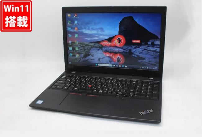 良品 15.6型 Lenovo ThinkPad L590 Windows11 八世代 i5-8265U 8GB NVMe 256GB-SSD カメラ 無線 Office付 中古パソコン 税無 管:1119w