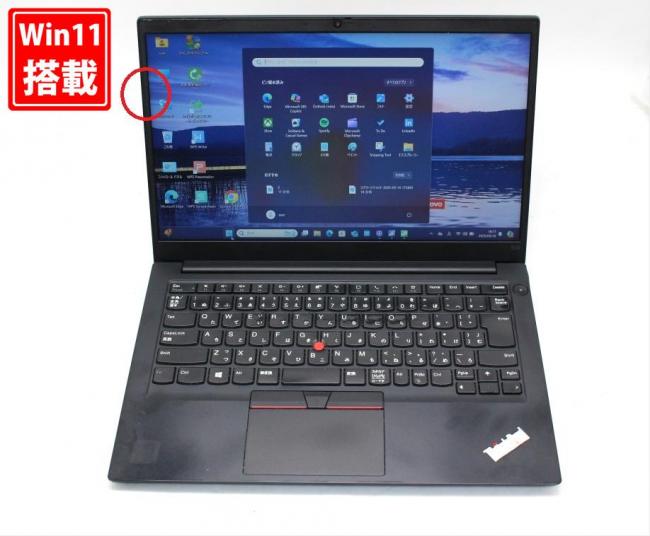中古 フルHD 14型 DELL ThinkPad E14 Windows11 第11世代 i5-1135G7 16GB NVMe 256GB-SSD カメラ 無線 Office付 中古パソコン 管:1802s