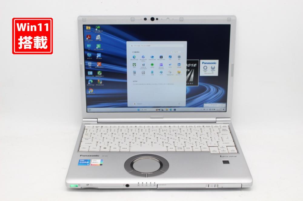 良品 フルHD 12.1型 Panasonic Let's note CF-SV2LDCCR Windows11 第11世代 i5-1155g7 16GB NVMe 512GB-SSD カメラ 無線Wi-Fi6 Office付 中古パソコン 管:1735k