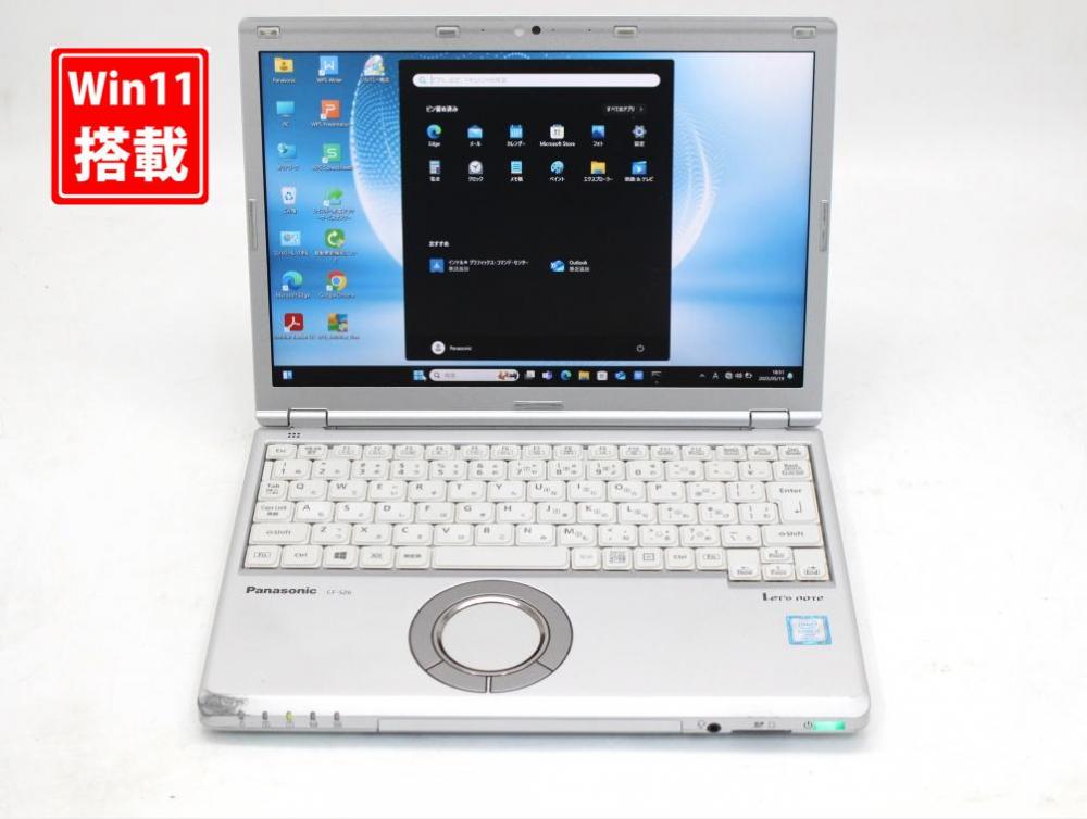 送料無料 即日発送 良品 フルHD 12インチ Panasonic CF-SZ6Z  Windows11 七世代Core i7-7600U 16GB 爆速512GB-SSD カメラ 無線 Office付【ノートパソコン 中古パソコン 中古PC】