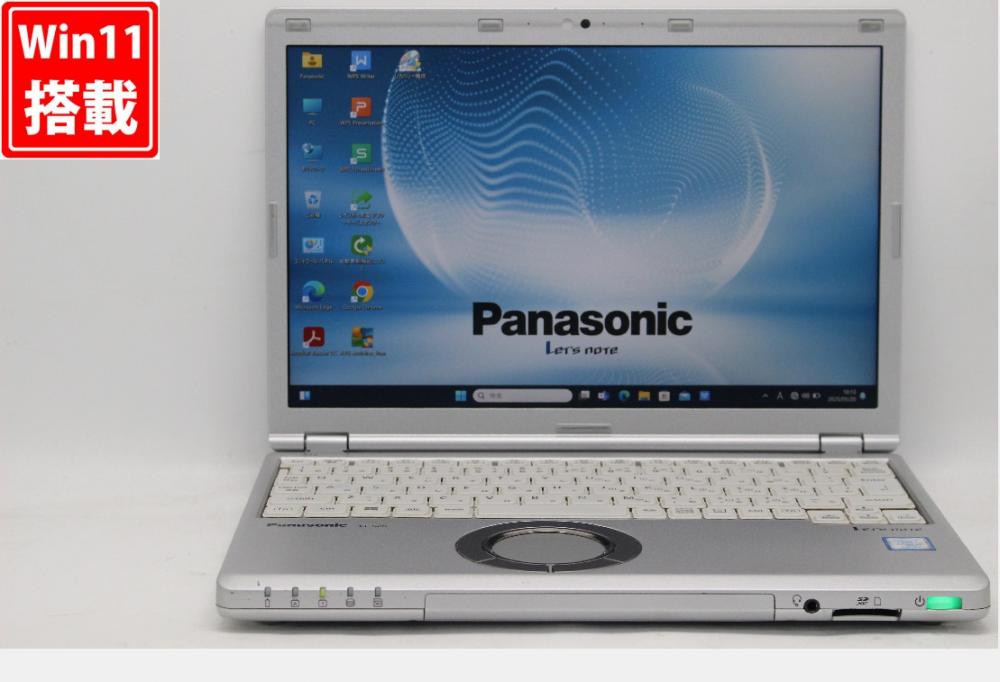 良品 フルHD 12.1型 Panasonic Let's note CF-SZ6 Windows11 七世代 i7-7600u 16GB 512GB-SSD カメラ LTE 無線 Office付 中古パソコン 管:1025r