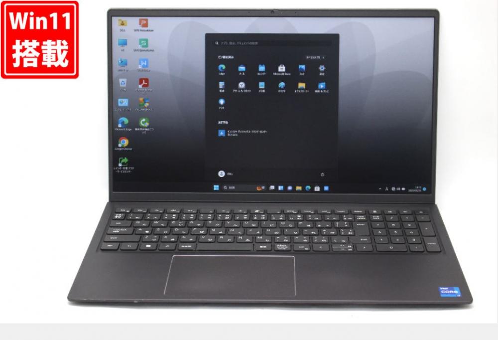 677時間 良品 フルHD 15.6型 DELL Vostro 5510 Windows11 第11世代 i7-11370H 16GB NVMe 512GB-SSD カメラ 無線Wi-Fi6 Office付 中古パソコン 管:1348v