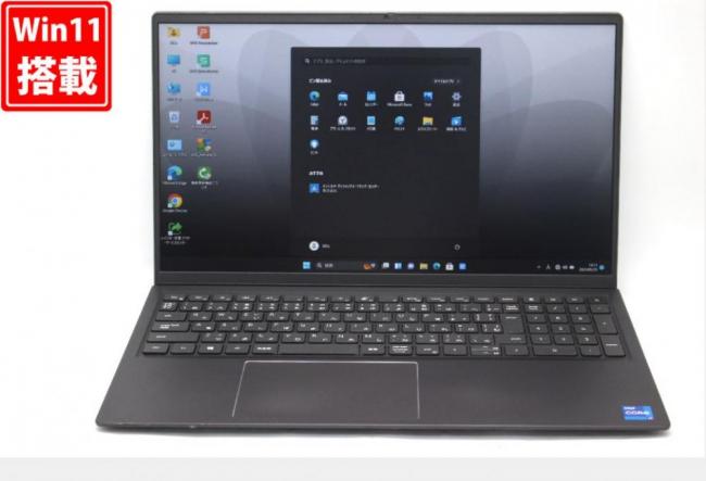 677時間 良品 フルHD 15.6型 DELL Vostro 5510 Windows11 第11世代 i7-11370H 16GB NVMe 512GB-SSD カメラ 無線Wi-Fi6 Office付 中古パソコン 管:1348v