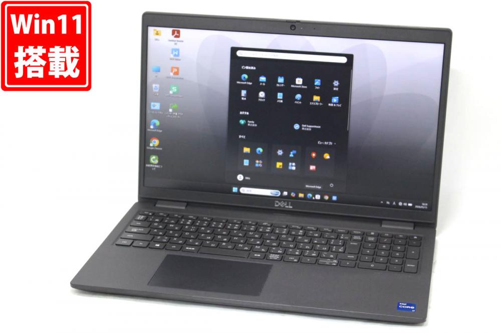中古美品 フルHD 15.6型 DELL Latitude 3520 Windows11 第11世代 i7-1165G7 16GB NVMe 512GB-SSD カメラ 無線Wi-Fi6 Office付き 中古パソコン 管:1619h