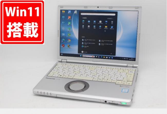 中古良品 フルHD 12型 Panasonic Let's note CF-SZ6Z16VS Windows11 七世代 i7-7600U 16GB 512GB-SSD カメラ LTE 無線 Office付 中古パソコン 管:1652m