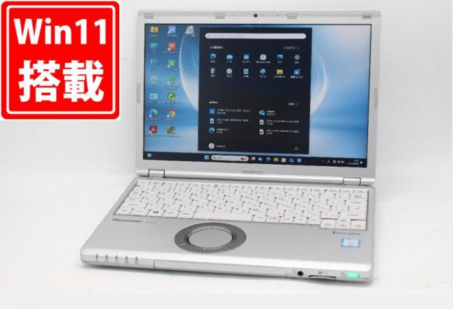 中古良品 フルHD 12型 Panasonic Let's note CF-SZ6Z16VS Windows11 七世代 i7-7600U 16GB 512GB-SSD カメラ LTE 無線 Office付 中古パソコン 管:1748m