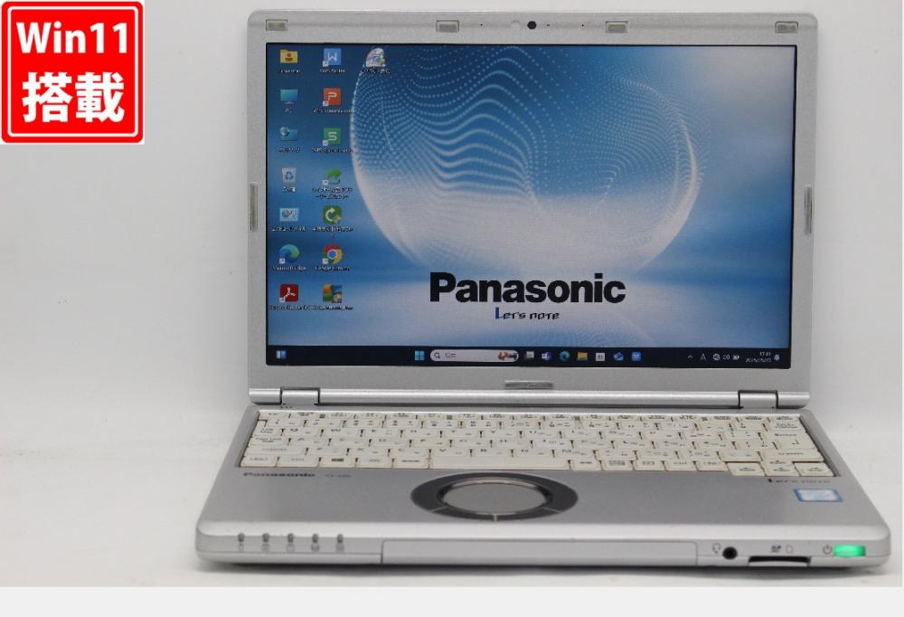 中古良品 フルHD 12.1型 Panasonic Let's note CF-SZ6 Windows11 七世代 i7-7600u 16GB 512GB-SSD カメラ LTE 無線 Office付 中古パソコン 管:1745r