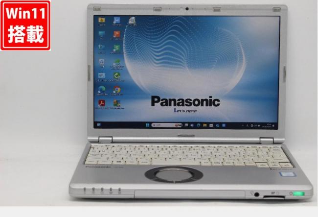 中古良品 フルHD 12.1型 Panasonic Let's note CF-SZ6 Windows11 七世代 i7-7600u 16GB 512GB-SSD カメラ LTE 無線 Office付 中古パソコン 管:1745r