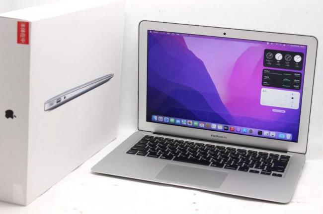 充放電回数24回  美品 13.3型 Apple MacBook Air A1466 Early-2015 macOS 12 Monterey(正規Win11追加可) 五世代 i7-5650U 8GB 512GB-SSD カメラ 無線 中古パソコン 管:1719h